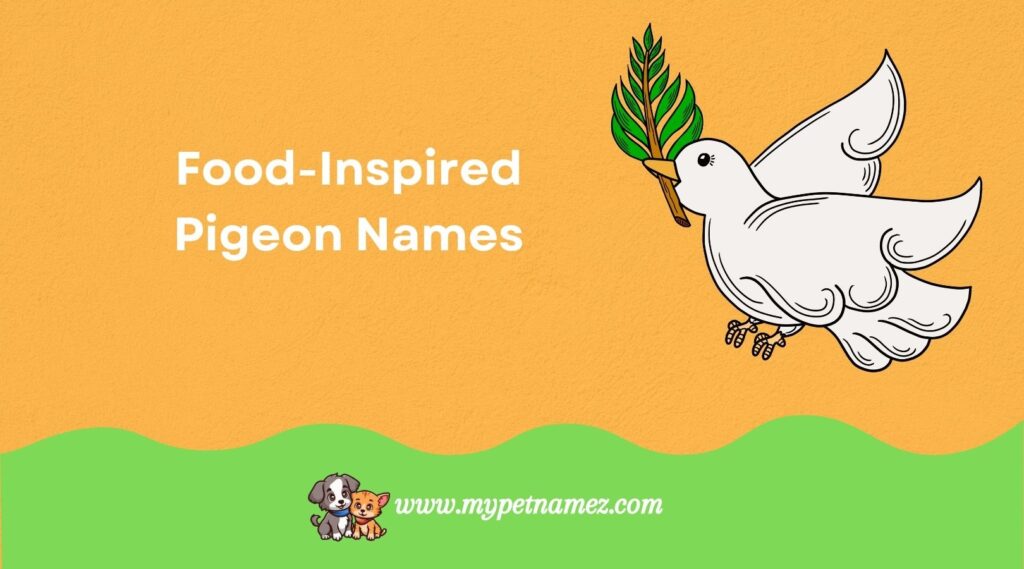 Food-Inspired Pigeon Names