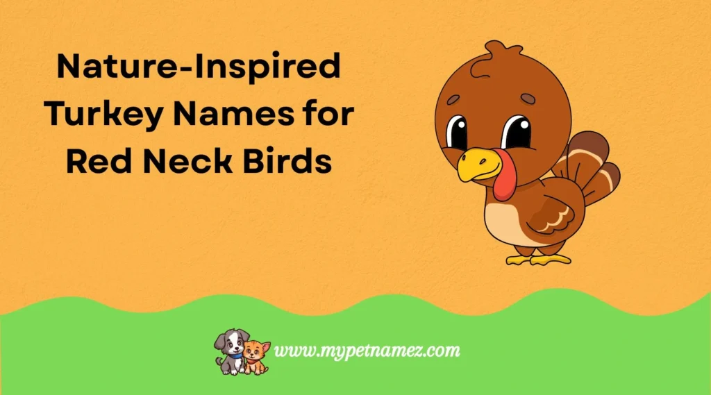 Nature-Inspired Turkey Names for Red Neck Birds