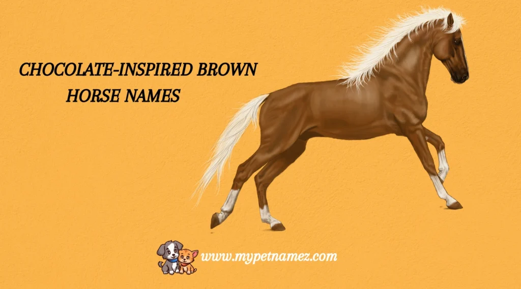 Chocolate-Inspired Brown Horse Names