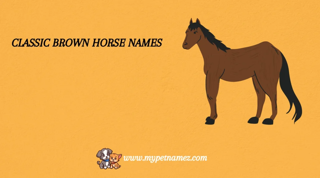 Classic Brown Horse Names