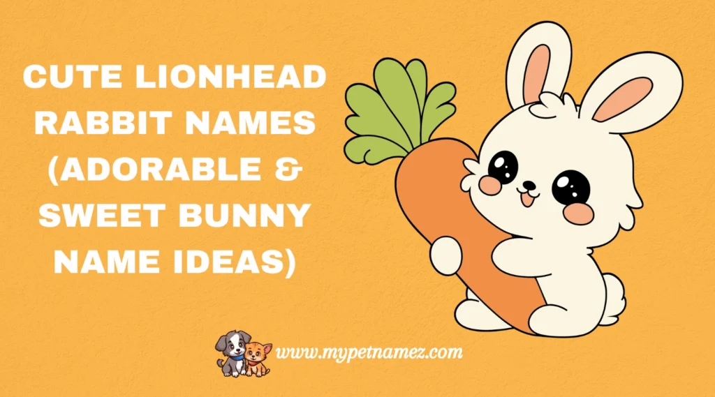 Cute Lionhead Rabbit Names (Adorable & Sweet Bunny Name Ideas)