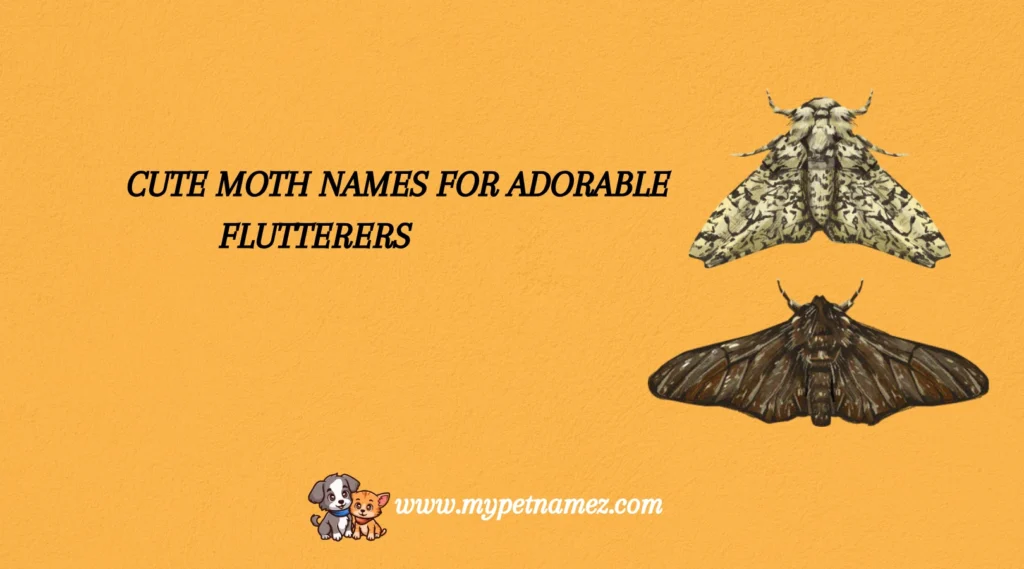 Cute Moth Names for Adorable Flutterers