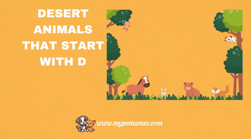 Desert Animals That Start with D