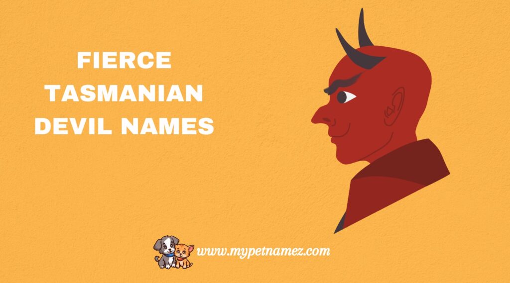 Fierce Tasmanian Devil Names