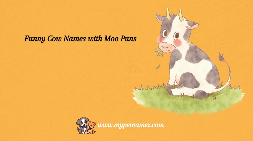 Funny Cow Names with Moo Puns