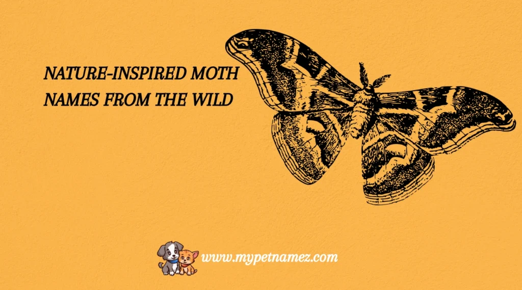Nature-Inspired Moth Names from the Wild