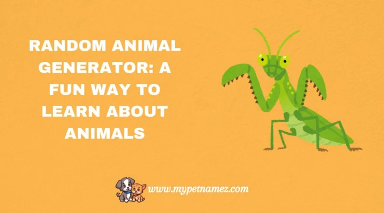 301 Random Animal Generator: A Fun Way to Learn About Animals