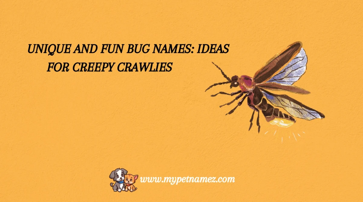 301 Unique and Fun Bug Names: Ideas for Creepy Crawlies