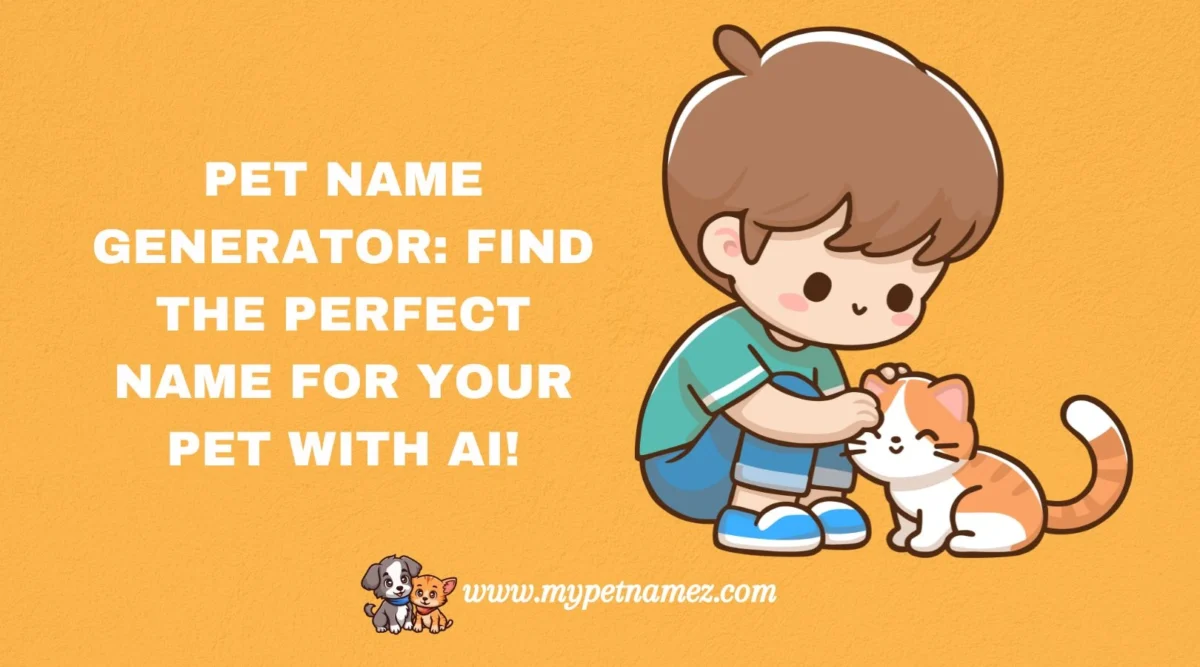 301 Pet Name Generator: Find the Perfect Name for Your Pet with AI!