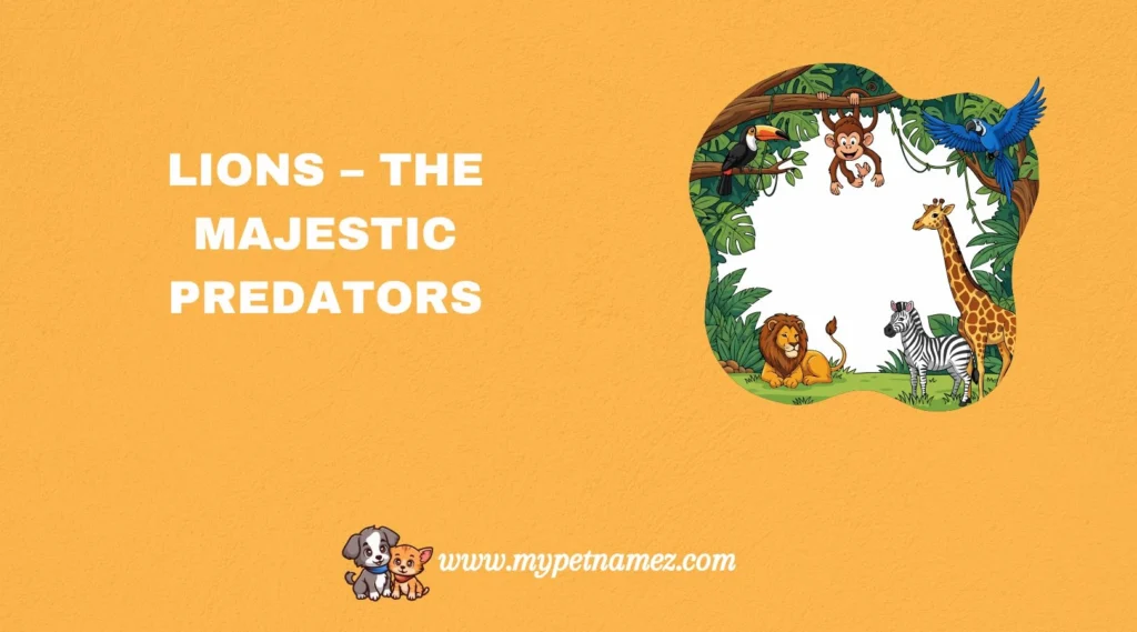 Lions – The Majestic Predators