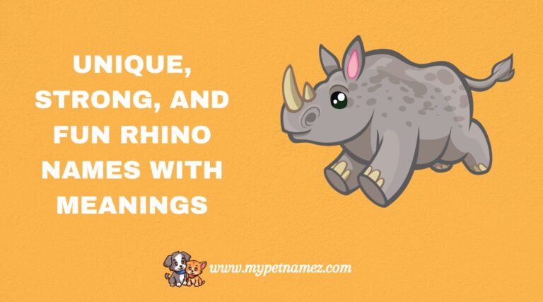 301 Unique, Strong, and Fun Rhino Names with Meanings